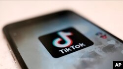 资料图：手机上的TikTok应用程序。