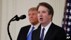 Predsednik Donald Tramp i njegov kandidat za Vrhovni sud Bret Kavano