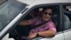 This recent Facebook photo shows Hun Sen at the wheel of a passenger vehicle. Usually, he's driven in a bulletproof SUV.