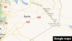 File - Map showing eastern Syria