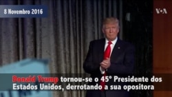 Donald Trump, um ano depois da sua eleição