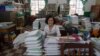 Loeung Sokmenh, Deputy Director of the Tuan Hoa school in Phnom Penh, June 9, 2015. (Photo: N. Vannarin / VOA)