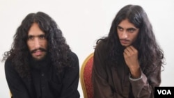 صدیق الله و سجادالله دو جنگجوی پاکستانی داعش که در ننگرهار به دولت افغانستان تسلیم شدند