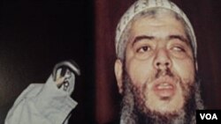 Abu Hamza al-Masri, bekas imam masjid di Finsbury Park, London.