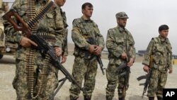 3月15號，阿富汗政府軍和私人保安公司舉行交接儀式。