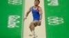 15일 브라질 리우올림픽 남자 체조 도마 경기에서 북한 대표팀 리세광이 금메달을 목에 걸었다.
