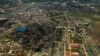 FILE - An aerial view of the oil hub city Port Harcourt in Nigeria's Delta region. 