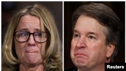 Professora Christine Blasey Ford Brett Kavanaugh, 28 de Setembro, 2018.