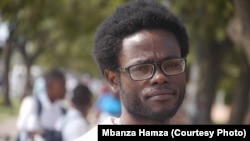 Mbanza Hamza, um dos activistas do processo 15+2, Luanda, Angola