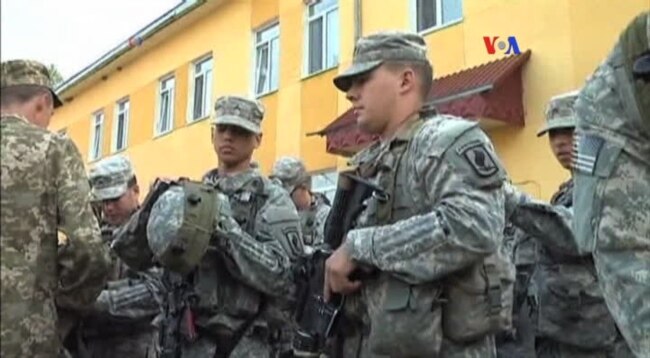 Ucrania inicia maniobras militares conjuntas con Estados Unidos