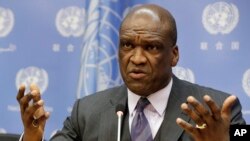 前联合国大会主席约翰·阿什在联合国总部讲话（2013年9月17日）