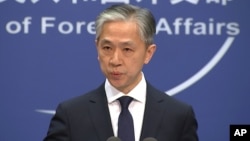 Juru bicara Kementerian Luar Negeri China Wang Wenbin 