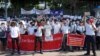 အကြမ်းဖက်နှိမ်နင်းပေမယ့် ဆန္ဒပြလူငယ်တွေ အလျော့ပေးမည်မဟုတ်