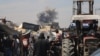 Dim nakon izraelskog bombardovanja Rafe. (Foto: Eyad BABA / AFP)