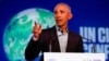 Bivši američki predsednik Barak Obama tokom obraćanja na Konferenciji UN o klimatskim promenama (COP26) u Glazgovu (Foto: Reuters/Phil Noble )