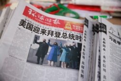 Surat kabar Global Times. (Foto: Reuters)
