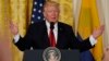 U.S. President Donald Trump speaks during a joint news conference with Colombia's President Juan Manuel Santos (not pictured) at the White House in Washington, May 18, 2017.