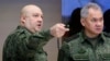 Komandan militer senior Rusia Jenderal Sergei Surovikin (kiri) dan Menteri Pertahanan Rusia Sergei Shoigu menghadiri pertemuan dengan Presiden Vladimir Putin di sebuah lokasi yang tidak disebutkan pada 17 Desember 2022. (Foto: Gavriil Grigorov, Sputnik, Kremlin Pool Photo via AP)