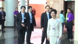 New HK Chief Pledges to Unite a Divided Society