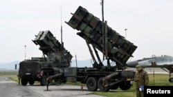 FILE PHOTO: Patriot missile defence system is seen at Sliac Airport, near Zvolen