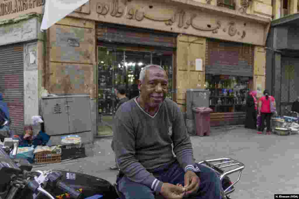 Taxi driver Mohamed Amen says he boycotted the election in Egypt, March 27, 2018. The current government, he said, failed to protect his business from competitors who use smart applications. "Should I go to vote or wait for customers so I can feed my siblings?"