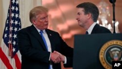 Donald Trump e Brett Kavanaugh