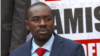 Nelson Chamisa, the leader of the Movement for Democratic Change Alliance, listens ad a journalist asks a question, Aug. 4, 2108 in Harare.