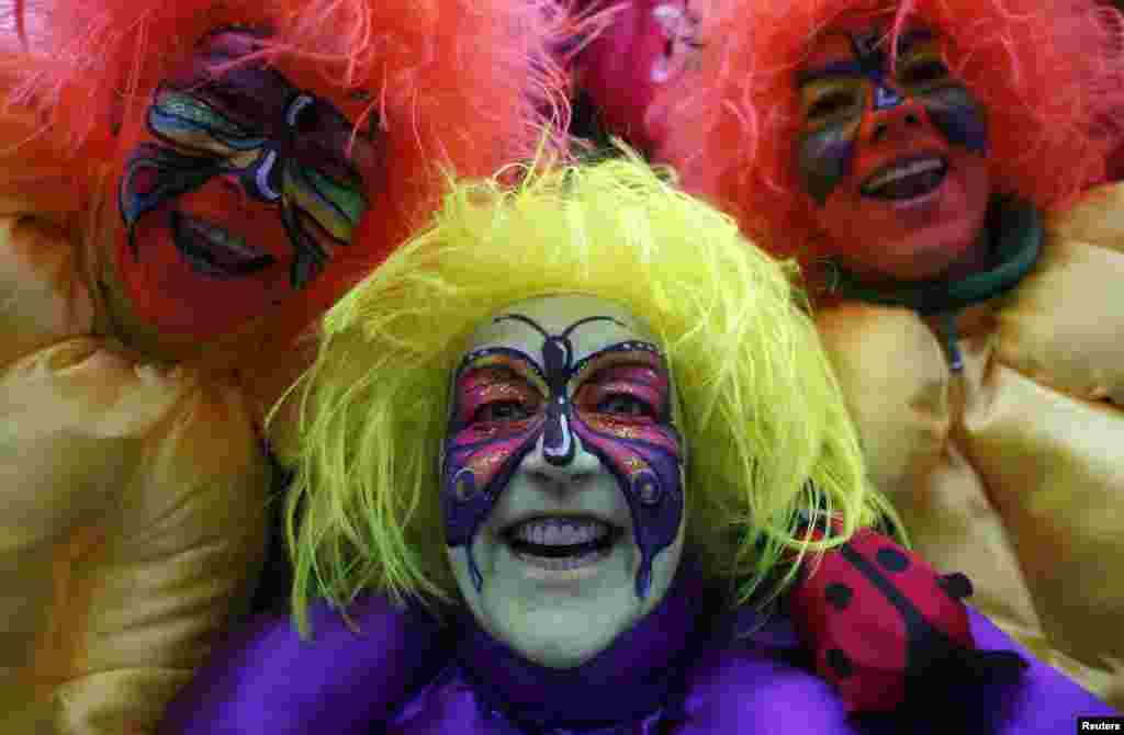 Carnaval das Mulheres em Colónia, Alemanha, Fev. 12, 2015.&nbsp;