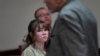 Hannah Gutierrez-Reed, pengawas senjata dalam film "Rust," menghadiri persidangan atas kasusnya di pengadilan distrik pertama di Santa Fe, New Mexico, pada 15 April 2024. (Foto: Eddie Moore/Pool via Reuters)