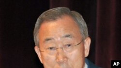 聯合國秘書長潘基文表示聯合國已經準備好向利比亞人民提供協助。(資料圖片)